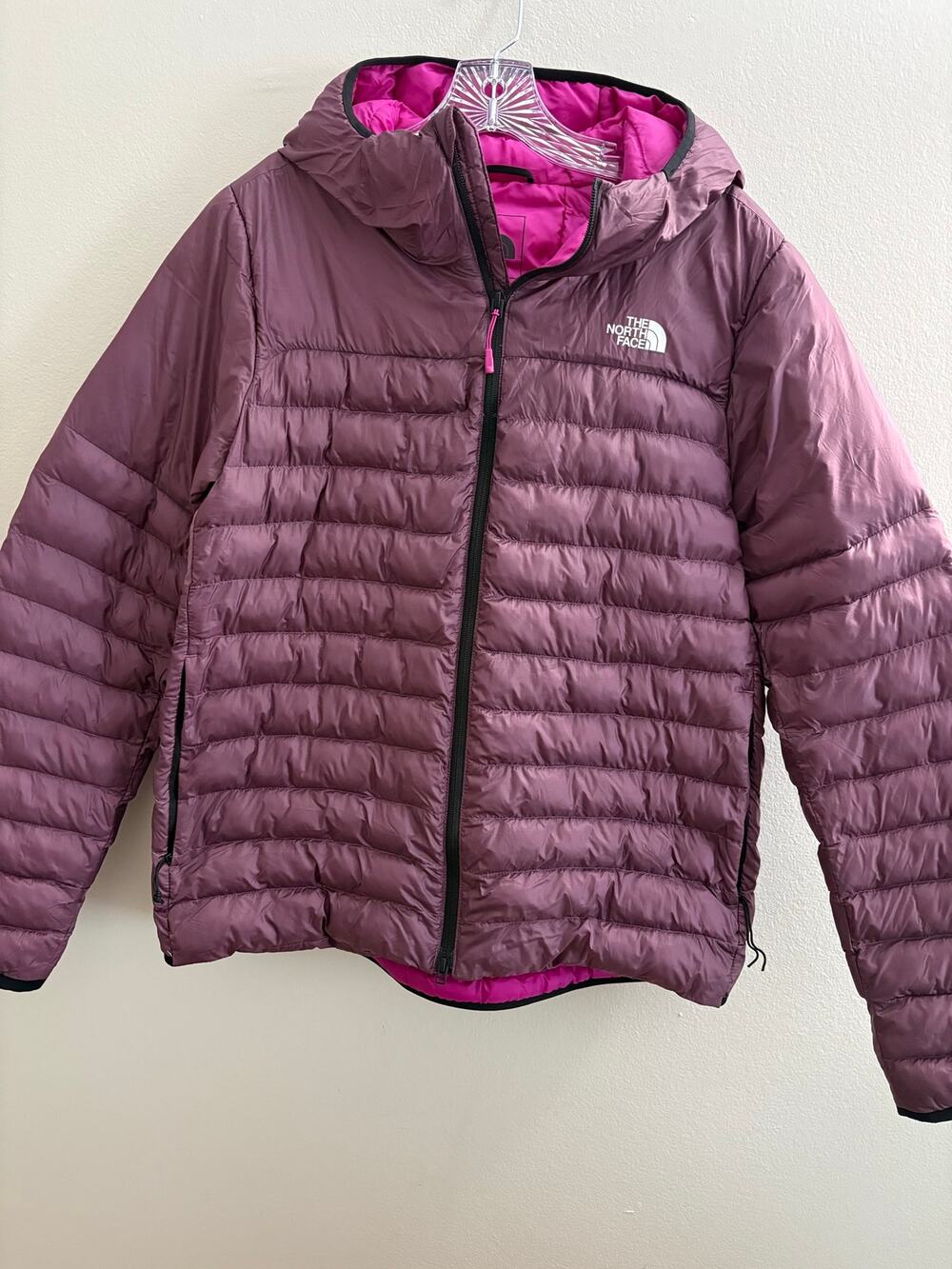 The North Face Women's Plum Hooded Packable Puffer Jacket Size XL